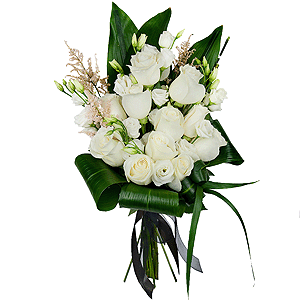 In our thoughts: roses and lisianthuses with delivery Stavropol