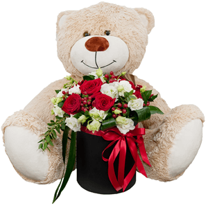 Lovestruck with teddy bear with delivery Stavropol
