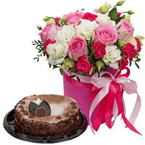 Miss charming with cake with delivery Stavropol