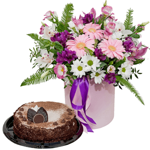 Enchantress with cake with delivery Stavropol