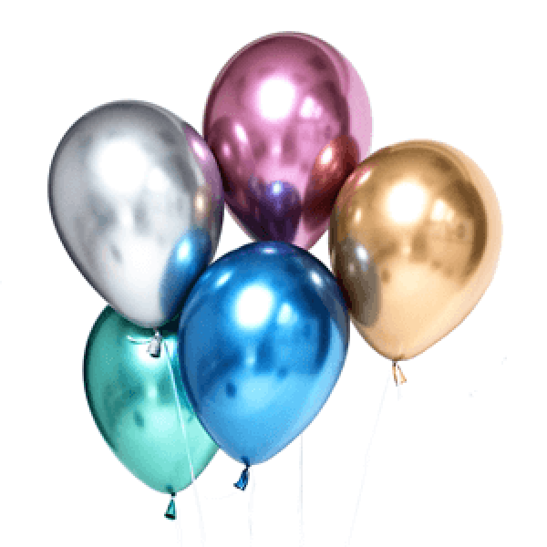Balloons with "mirror" effect (5 ps.)