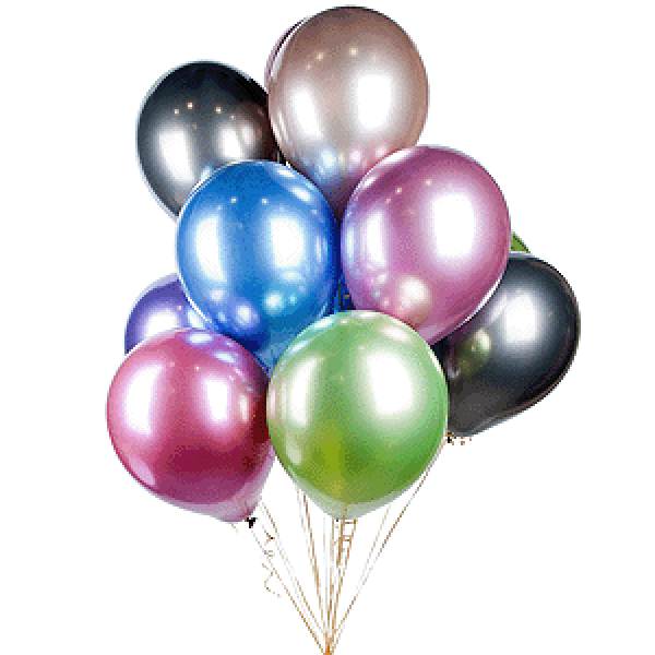 Balloons with "mirror" effect (10 ps.)