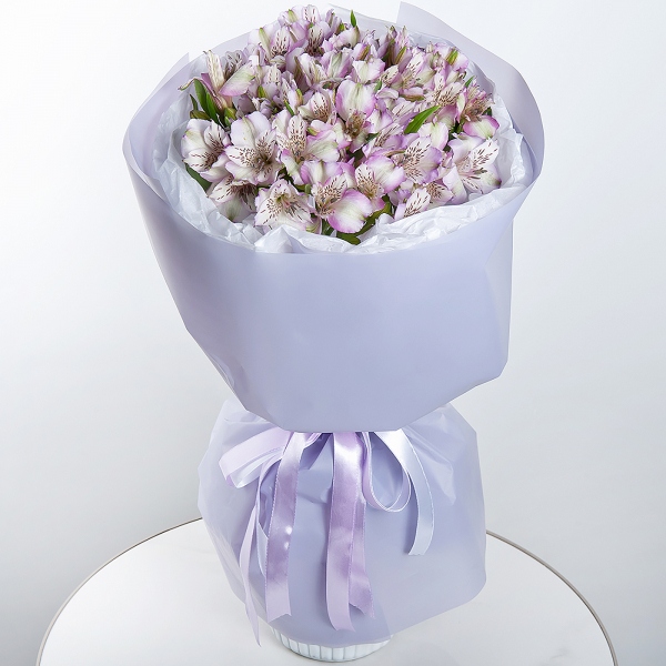 Alstromeria lilac, purple - 19, Wrapping Paper