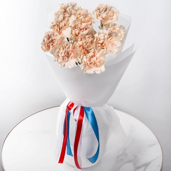 Carnation white, cream - 15, Wrapping Paper