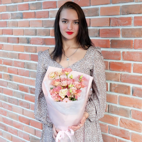 Pink Lisianthus (Eustoma) - 9, Wrapping Paper